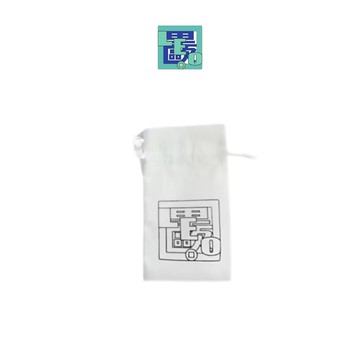 【Leo手機周邊專賣店】LEO 里歐絨布高品質速口收納袋 / 小 iWALK口袋充 太空艙款 / 白色