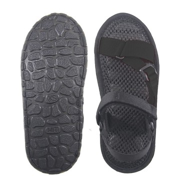 AC Rabbit 低均壓氣墊休閒涼鞋-黑