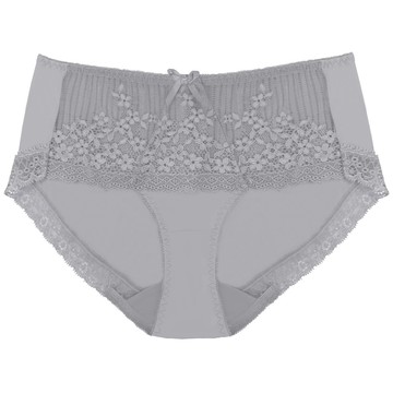 【玳蕾綺】水潤白蕾絲小褲 / 淺灰