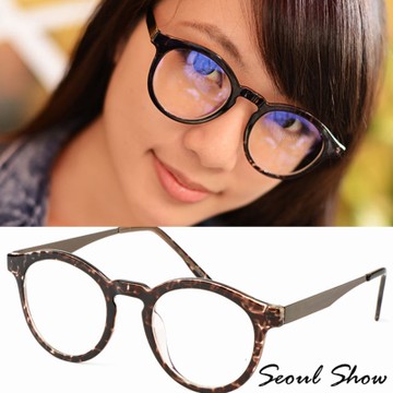 Seoul Show 極簡風潮 平光眼鏡  2018灰琥珀
