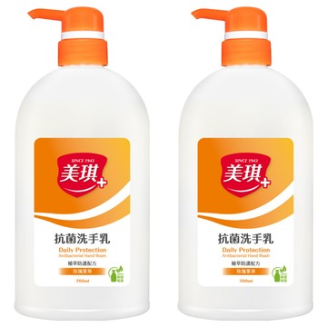 美琪 抗菌洗手乳 玫瑰果萃 植萃防護  700ml  2瓶