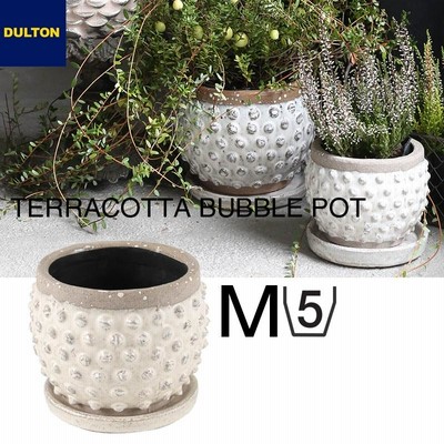 植木鉢 おしゃれ TERRACOTTA BUBBLE POT Mテラコッタ バブル ポット M ダルトン