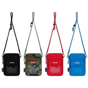 Supreme Utility Pouch SS19 小肩包 黑 紅 迷彩 【逢甲 FUZZY】