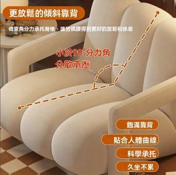 沙發椅 單人椅 沙發 懶人沙發 輕奢北歐高級簡約高檔純色灰色現代墻紙條紋素色單人沙發客廳 八折減免 特價出 可開發票