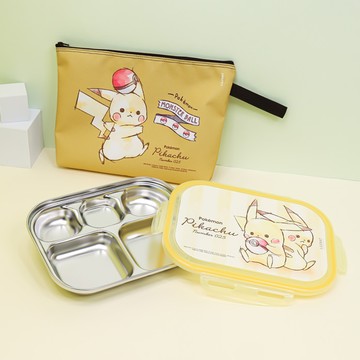 韓國Lilfant 寶可夢Pokemon 皮卡丘不鏽鋼餐盤