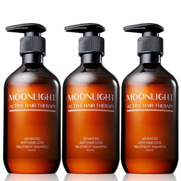 Moonlight 莯光 3%進化版健髮豐潤洗髮精 400mL x3入