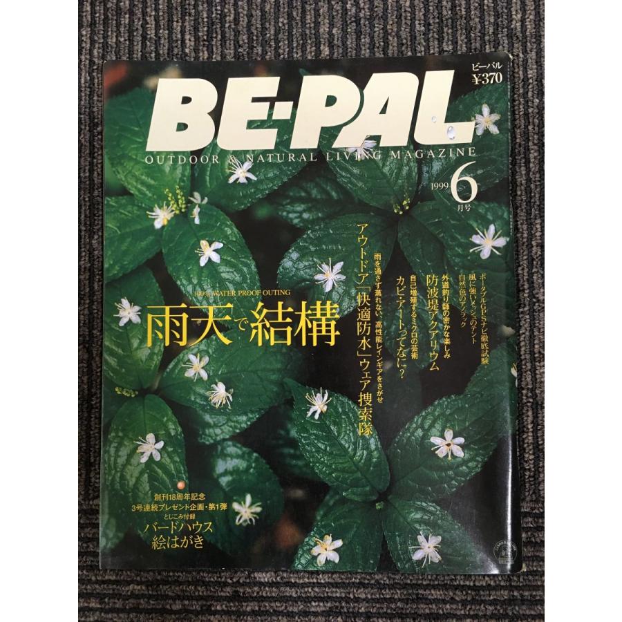 BE-PAL（ビーパル）1999年6月号 　雨天で結構　アウトドア「快適防水」ウェア捜索隊