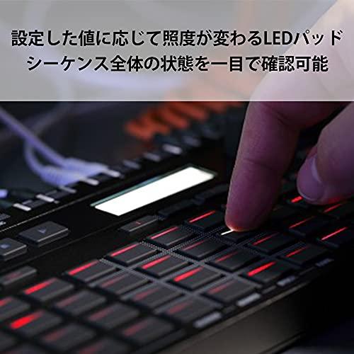 KORG ポリフォニック ステップシーケンサー SQ-64 あらゆる機器を自在に操作 豊富な接続端子 音楽制作 ライブに最適