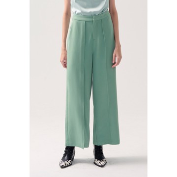 AVVJOY修身顯瘦西裝寬褲立體剪裁修飾腿部線條知性柔美，易於穿搭