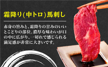 熊本県産馬刺し 計500g 大トロ 200g 霜降り 300g 専用醤油付き 国産馬刺し 馬刺し食べ比べ 熊本 冷凍 馬肉 馬刺し 馬刺 ヘルシー[YBX016]