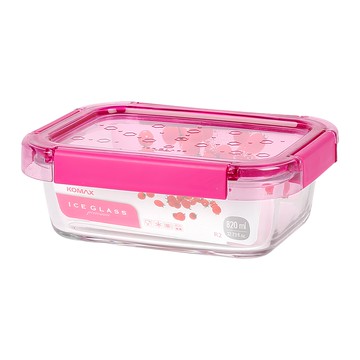 KOMAX 長型保鮮盒 820ml R2 堆疊輕巧 耐衝擊安全  1個