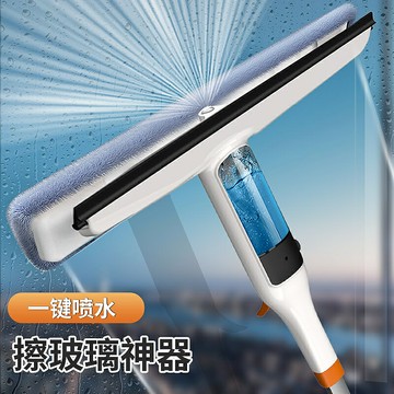 擦玻璃神器家用高層外窗戶搽清潔洗刷刮水器加長桿雙面擦專用工具