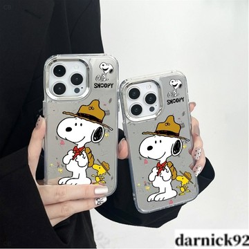 上學史努比鏡面 ins 適用iPhone 16 15 14 13 pro max 手機殼8 plus XS XR