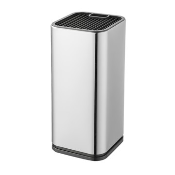 不鏽鋼刀具座  銀色  12.3 x 11.1 x 23.9cm  1組