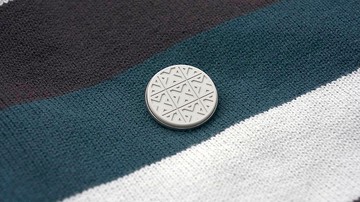 X花磚水泥胸針| 擴香石與飾品的結合