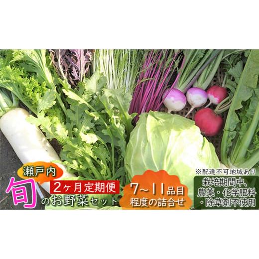 ふるさと納税 岡山県 瀬戸内市 2ヶ月 定期便 瀬戸内「旬」のお野菜セット 7〜11品目程度の詰合せ 野菜 農薬 化学肥料 除草剤不使用 岡山 M’s farm[No.5735-19…