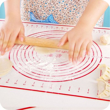 家用搟面墊和面墊加厚烘焙墊揉面墊子不粘墊食品級硅膠墊大號案板1入