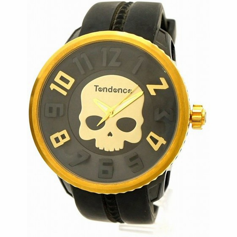 ウォッチ Tendence テンデンス ハイドロゲン スカル ドクロ ブラック文字盤 ゴールド Gp クォーツ メンズ 腕時計 J05r K 通販 Lineポイント最大0 5 Get Lineショッピング