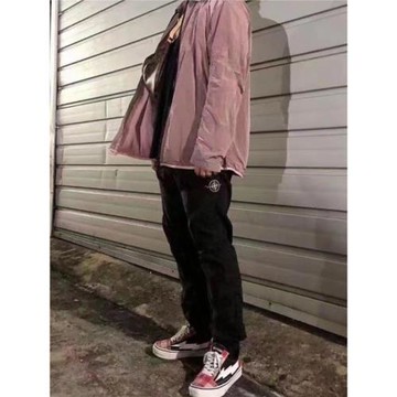 自主系列海外版18FW金屬尼龍反光雙層春秋戶外立領夾克外套情侶款