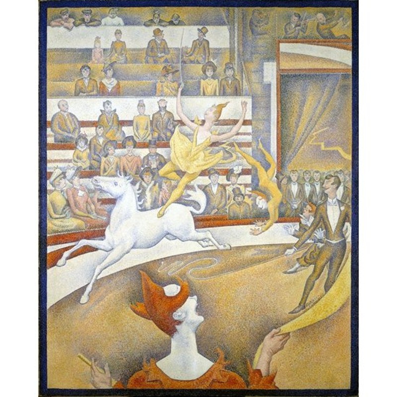 The Circus ジョルジュ・スーラ Georges Seurat 手描き油絵複製画 模写