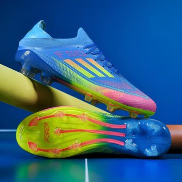 歐洲杯F50防水FG+TF足球鞋亞馬爾專屬比賽兒童學生防滑有鞋帶訓練