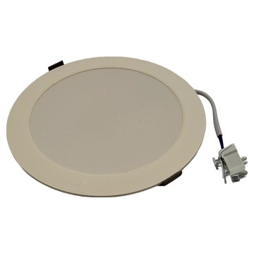 萊廷照明 15W白光-塑白框崁燈具150mm  1入