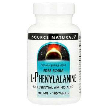 Source Naturals, L-苯丙氨酸，500 毫克，100 片（每片 250 毫克）