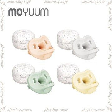 【LMW親子選品】🌿韓國 MOYUUM - 全矽膠微笑奶嘴收納盒組🌿奶嘴 多款可選 收納盒組
