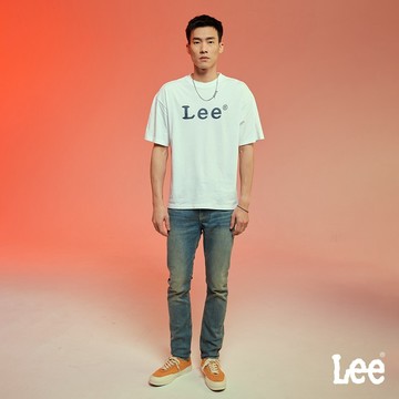 Lee 709 涼感 彈性低腰合身小直筒牛仔褲 男 淺藍洗水 LB417013946