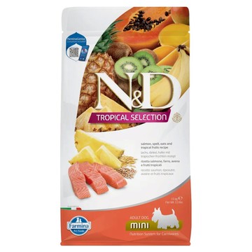 Farmina 法米納 天然熱帶水果系列 全齡犬 小顆粒 乾飼料 FTD4 犬用  鮭魚鳳梨  1.5kg  1袋