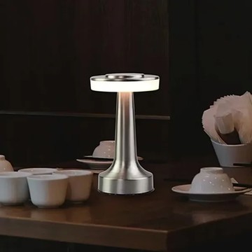 FARO：LED 金屬氣氛桌燈 (極光銀)
