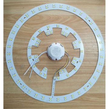 、模組燈片燈光源燈盤改造圓形風扇片燈環形頂燈燈管吸燈板燈芯貼