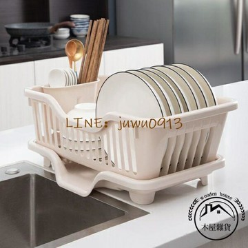 置物架放碗筷收納盒裝碗碟盤家用碗架廚房瀝水架臺面碗柜收納架子【木屋雜貨】
