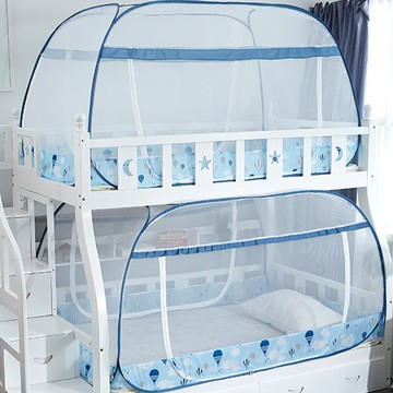 子母床蚊帳蒙古包方頂免安裝高低上下鋪雙層學生宿舍1.2m1.5米床