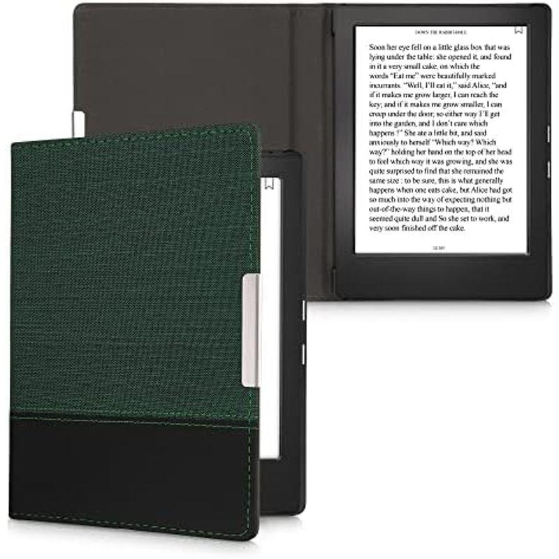 kwmobile 対応: Kobo Aura H2O Edition ケース キャンバス 電子書籍カバー オートスリープ rea