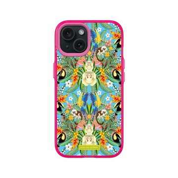 iPhone 15 Clear 粉漾桃 - Catalina Estrada - Jungle Life