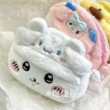 包包特選好物🌟chiikawa烏薩奇伊卡毛絨筆袋卡通可愛日係鉛筆盒文具🌟