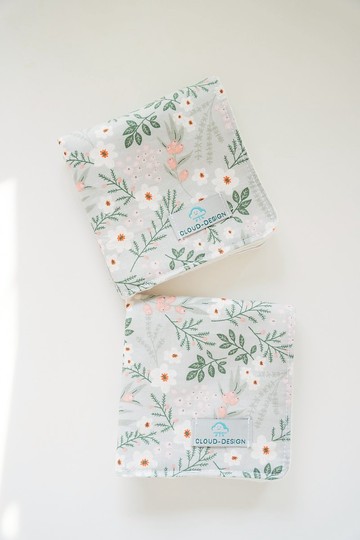 草本花園 手帕方巾