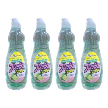 awas 洗碗精萊姆 Set  日本原裝進口 4瓶  600ml  1組