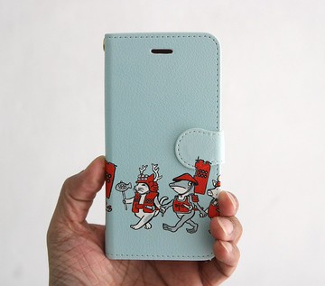 智慧型手機保護套/筆記本型 真田軍團藍灰