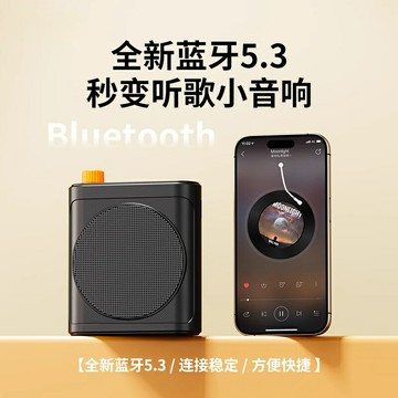 無線領夾式小蜜蜂擴音器教師專用上課講課麥克風大音量喇叭揚聲機【北歐家居生活】