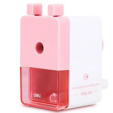 得力Deli粉色削鉛筆機/EH515-PK/粉色