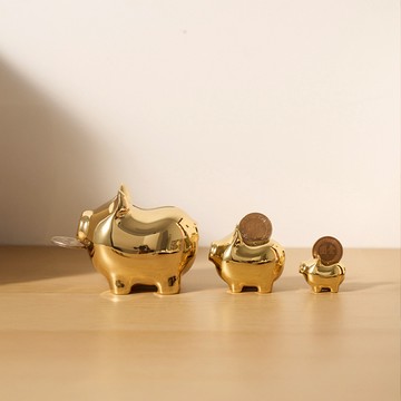 招財金豬 伍 22K金