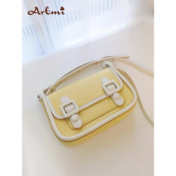 Artmi阿特密2022春夏新款劍橋郵差包包女小眾設計感學院風斜挎包