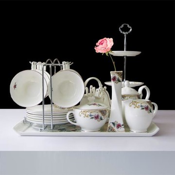 咖啡杯套裝歐式茶具咖啡具骨瓷英式下午茶茶具紅茶杯碟陶瓷