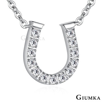 GIUMKA 閃亮馬蹄滿鑽鎖骨項鍊 MN5216