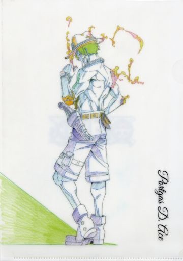 波特卡斯・D・艾斯A4文件夾航海王One Piece航海王One Piece.COM ILLUSTRATION WORKS