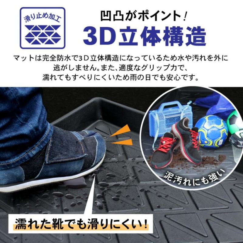 防水 防汚 ノア ヴォクシー 80系 ラゲッジマット トランクマット 前期 後期 3D 立体 ラバーマット トランクトレイ | LINEブランドカタログ