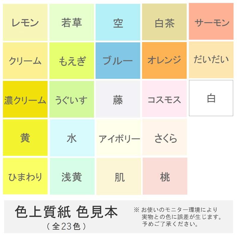 色上質紙 厚口 A4 5000枚入り カラーペーパー