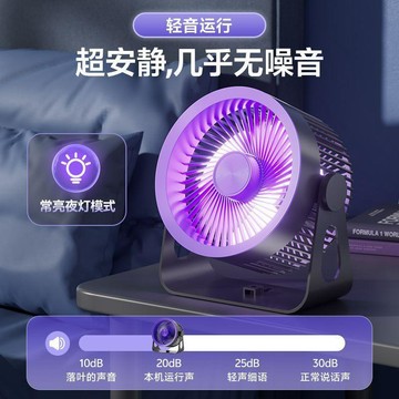 臺灣出貨🔥【諾希】新款桌面大風電風扇usb充電式辦公室宿舍小型臺...